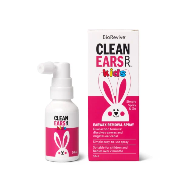 BioRevive® CleanEars® Kids – Gentle Earwax Removal Spray